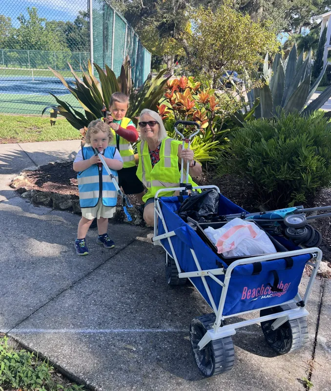Busting trash!